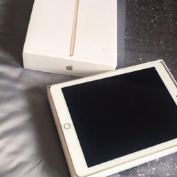 IPad 5th generation 32gb gold 2017 model. 
Touch ID
Original box comes with it
No charger
Only a few marks on it
200 Ono collection or can deliver for an extra cost.