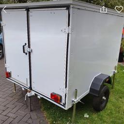 54”Wx 64”H x 78”L (6ftx4ft)
Sensible offers accepted!
7 pin plug for road and internal lights.
Immaculate condition inside and out.
Single axle making easy to move by hand.
2 internal shelving units.
Barn doors with padlock
4x prop corners
New Bulldog wheel lock
New hitch lock and alarmed padlock
2x wheel chucks
Tracker with 20 year subscription to TRACKSOLID with real time tracking and alerts on app!