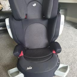 used but in good condition

extendable head rest

handy cup holders

detachable cover for washing 

15 -36 kg

detachable back can be used as booster seat

never involved in accident 

isofix connection