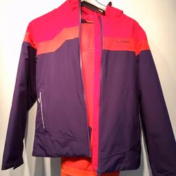 Schöffel Mädchen Ski Jacke+Hose
Gr 152
Orange / Violett / Pink