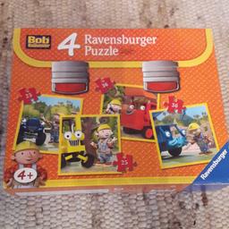 Ravensburger 4x Puzzle 25/25/36/36 Teile;
ab 4 Jahren;
Gebraucht im guten Zustand!
Tierfreier Nichtraucherhaushalt!