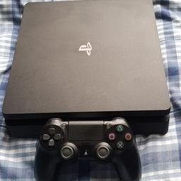 PS4 black 500GB in excellent working order comes with 4 games remote control power lead and the original box the games are Spider-Man 
red Dead redemption 2
 GTA 5 
pick-up only SE17