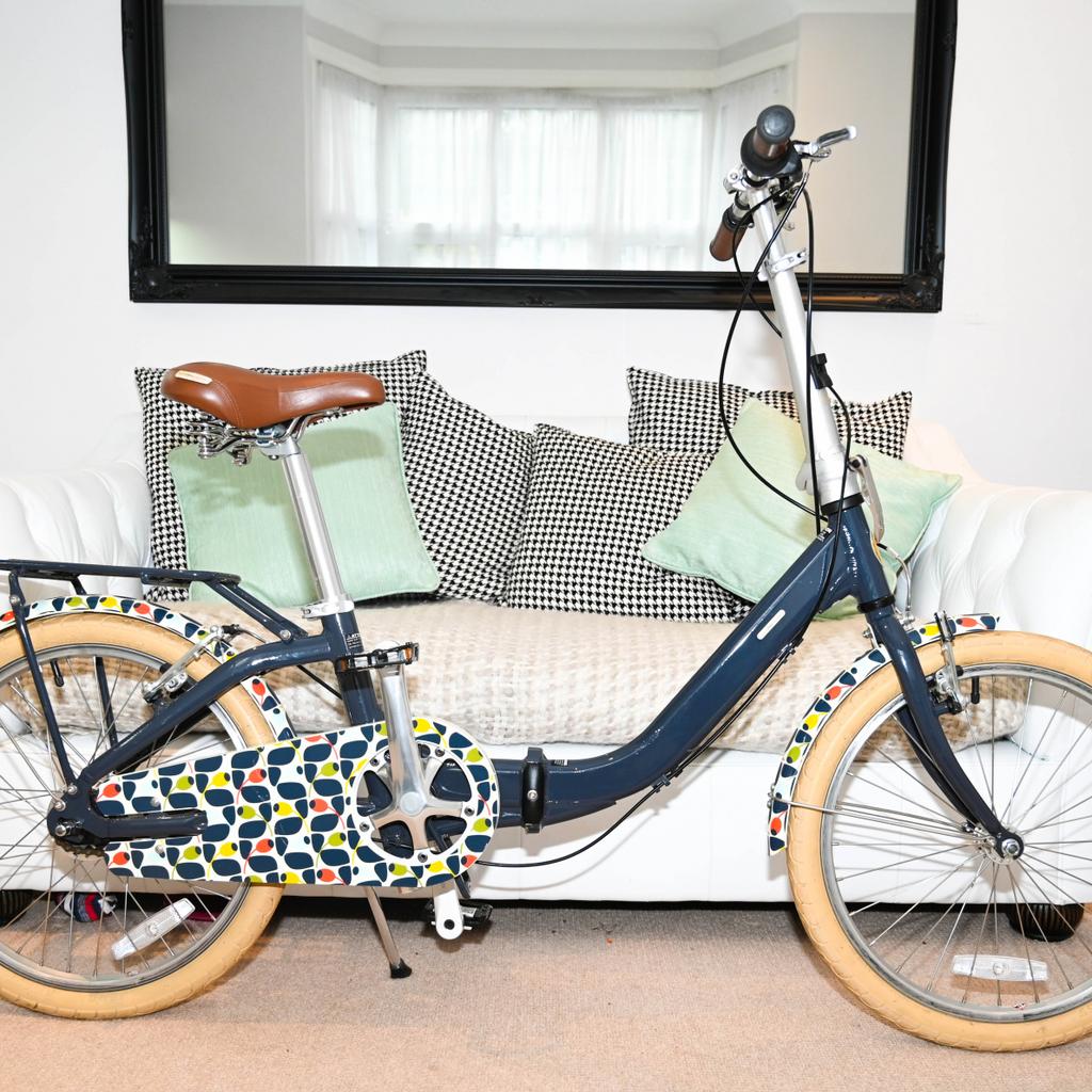 orla kiely folding bike