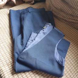 boys 2 piece suit (waistcoat & trousers) from matalan worn twice, has adjustable waist.