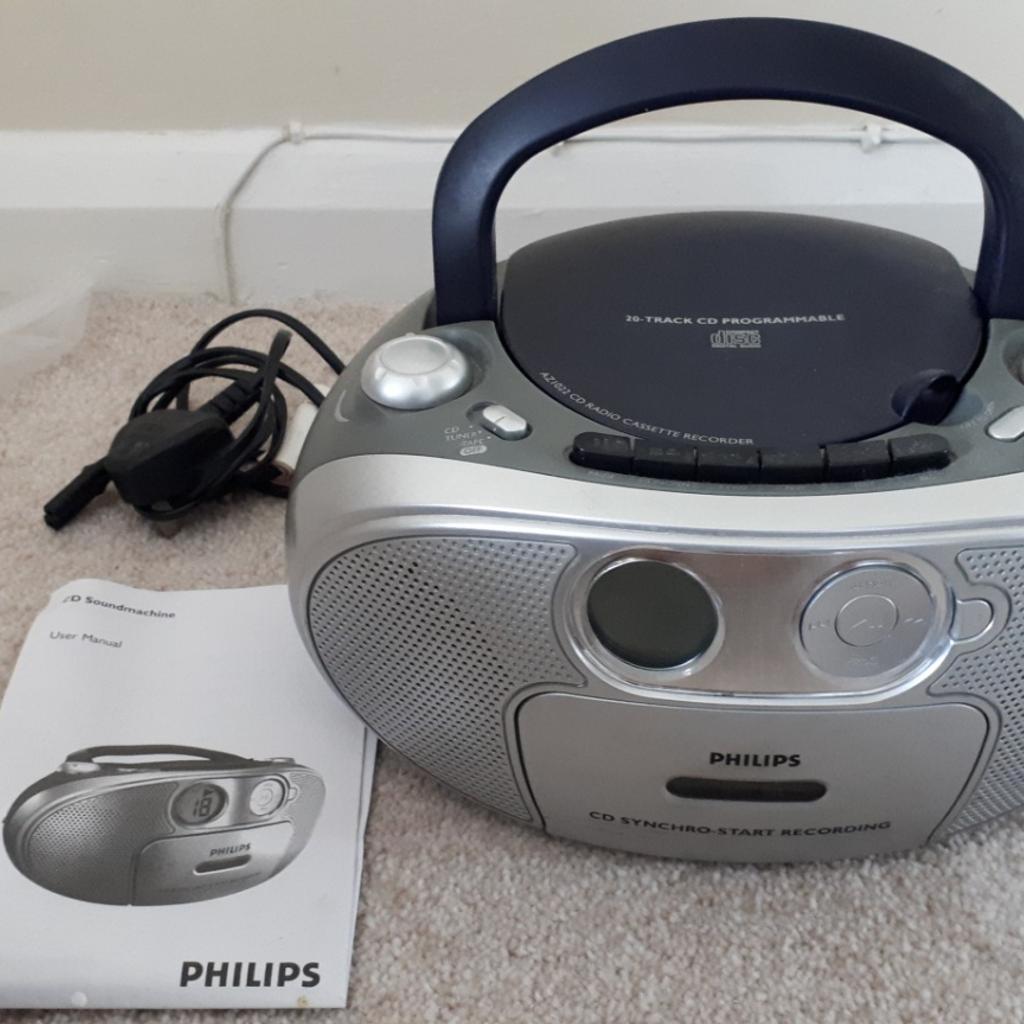 Philips Az1022 Cd Radio Cassette Recorder In Cr4 London For £1200 For Sale Shpock 2319