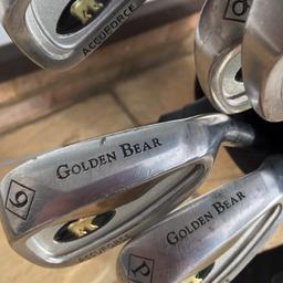 Jack Nicklaus golden bear clubs full set and driver and 3 wood bag vgc bargain £60