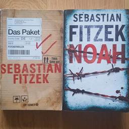 Verkaufe "Das Paket" und "Noah" von Sebastian Fitzek
Je 5€ zzgl. Versand (Bücherversand)
Nichtraucherhaushalt