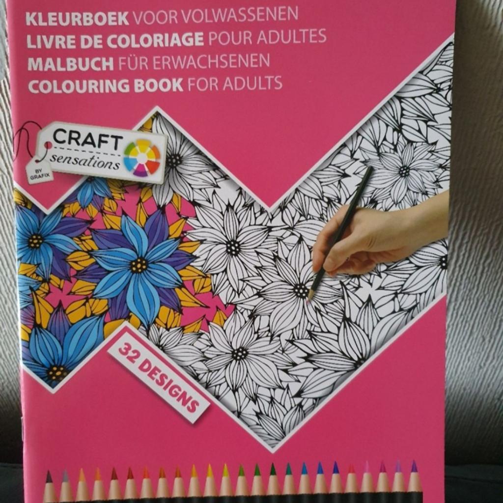 Livre de coloriage Craft Sensations pour adultes