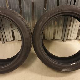 Verkaufe 2 Stück Pirelli P Zero 255/40 R19 100Y in neuwertigen Zustand.

Keine Beschädigungen!

Beide Stück noch zwischen 5-6 mm Reifenprofil.

DOT 0418

Wird verkauft da ich die Felgen für Winterreifen benötige.