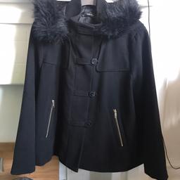Absolutely loved this coat. So warm and comfortable and great for all occasions. Comes to hip length and is in excellent condition. Size XXL so would fit UK size 18-20 but I wore this when I was a size 22 and it fit beautifully still. Bought for £80 in December.