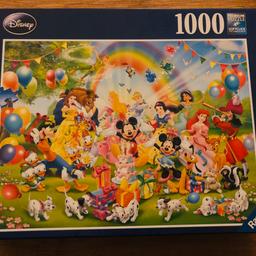 Disney Ravensburger Premium Puzzle With Soft Click Technology 1000 Pieces 
Made once, all pieces accounted for. £5 Collection only Bettws Newport NP20 7RD