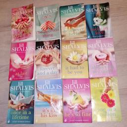 Fab full set of 12 books in this Lucky Harbor Series
Still in good used read condition
Very easy read 😊