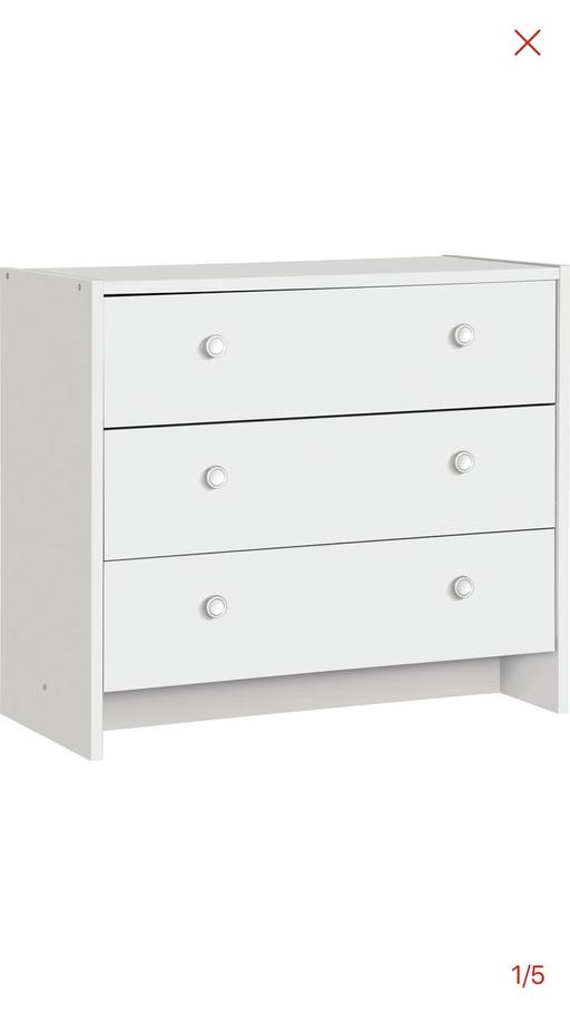 Buy & Sell West Midlands Coventry - Photos for Seville 3 Drawer Chest - White