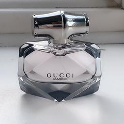 Gucci Bamboo Eau De Parfum for Women - 50ml - Unboxed but Unused - glass bottle - Floral Sandalwood scent - Dispatched with Royal Mail 2nd Class - Retail Price £74 - message to negotiate prices - I got 2 of these as presents so I thought to sell the second one, it’s a really soft and intense fragrance.
