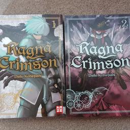 verkaufe die ersten beiden Mangas von Ragna Crimson. 
Die Mangas sind in einem sehr guten Zustand. 

Versand möglich 

bezahlung PayPal an freunde oder Überweisung