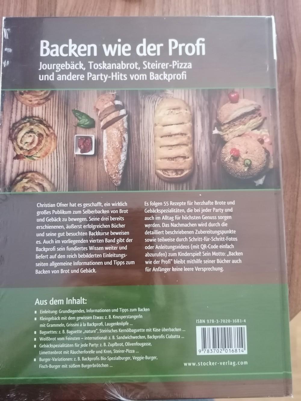 Rezeptbuch vom Backprofi Ofner in 8143 Dobl-Zwaring für € 20,00 zum Verkauf
