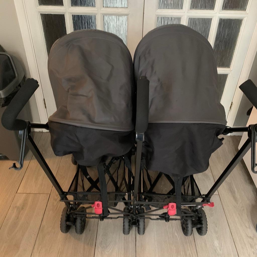 Obaby apollo twin sale stroller with footmuffs