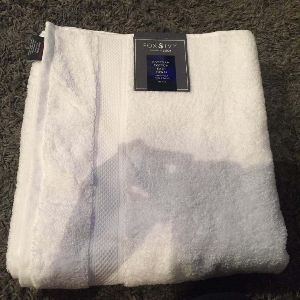 Fox & ivy online egyptian cotton bath towel