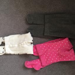 Three pair of girls tights age 2-3 years, washed and exc condition from Tu.