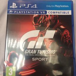 Grand turismo sport don’t use my PS4 really, only to watch blue rays with my little lad so getting rid of some games