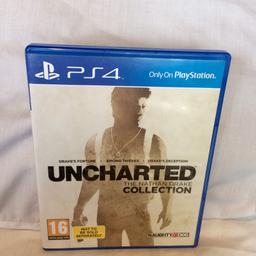 Uncharted the nathen drake collection,three adventure games on one disk drakes  fortune , among thieves and drakes deception .