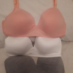 3 pack of bras from Matalan- 36D. Never worn- wrong size bought & too late to return/exchange