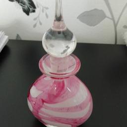 Pink perfume bottle no chip's or crack ex con collection only