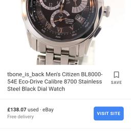 good solid watch
few scratches 
RRP  £300
