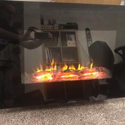 Glass front wall mounted electric fire.
Colour black
With instructions and instillation instructions
Push button controls

Collect Only
Halesowen, West Midlands