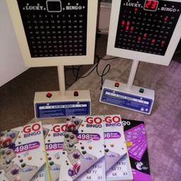 2 good working bingo machines including 5 bingo books ready to use £100 + £20 postage