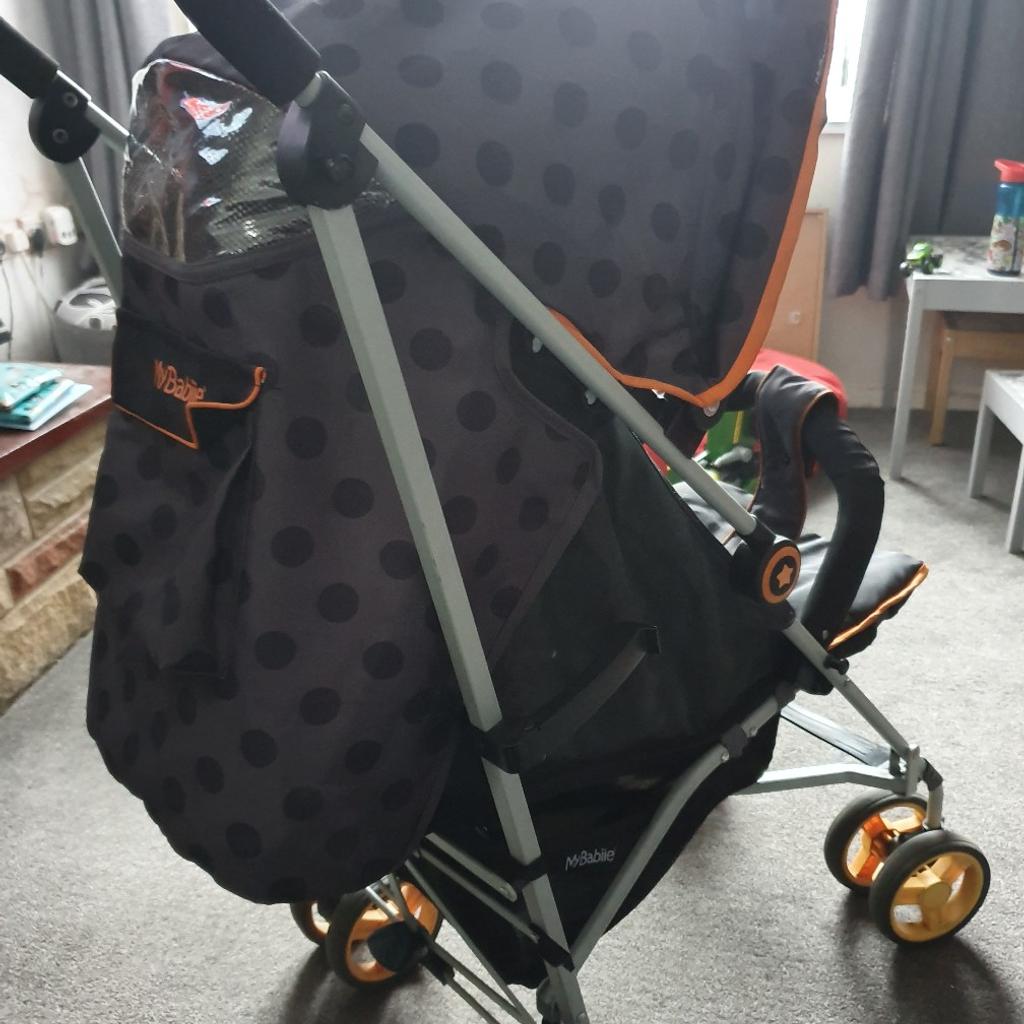 My babiie polka dot stroller sale