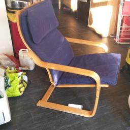 IKEA poang rocking chair,in good condition,less than a year old,its the chair that rocks and not like the conventional leg rocking chair,really comfortable,can purchase other coloured covers from ikea,removable washable covers, the space,feel free to ask any condition,cost over £160+,grab yourself a bargain
