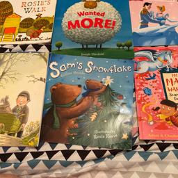 6 kids book bundle includes Cinderella , marvel wanted more , rosies walk ,sams snowflake ,the secret path and molly magic wardrobe search for the fairy star . Good used condition , one has some writing on it as it was a gift 
Collection in Sidcup
