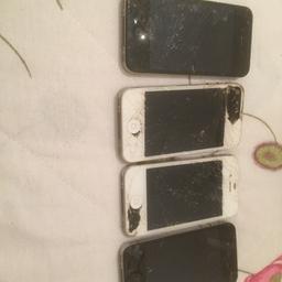 Hi there here I’m selling is a bundle of iPhone 4 and 4s bundle don’t know the history of these collection only thanks for looking