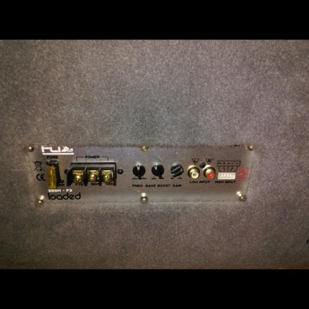 FLI trap 012 active SUBWOOFER amplifier bass in London Borough of