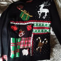 Christmas jumper size 12 with actual jingle bells great condition