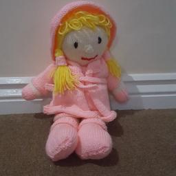 home made knitted girl. collection Bridgend Xx