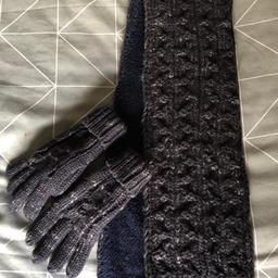 Next scarf and gloves set never worn collection cv3