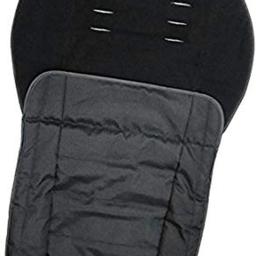 Universal cosy toes footmuff black waterproof with fleece lining fits any stroller/pushchair excellent condition collection cv3
