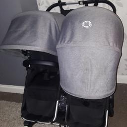 grey melange
2016 Chasis
new style harness
x2 seats
x1 carry cot with apron & mattress
bag
raincovers
wheel pump
leather handle bar & bumper bars
good condition all works lovley
beautiful pram

Sensible offers
