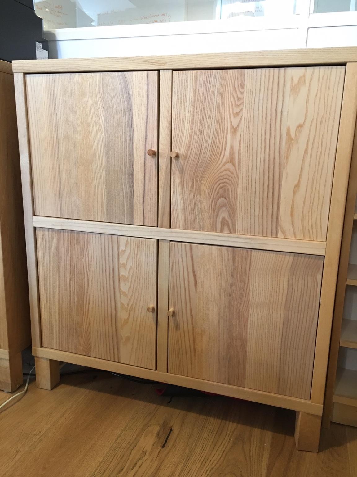 Ikea 'Traby ' 4 door cube wood cabinet in SE16 London for £35.00 for sale |  Shpock