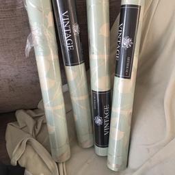 Duck egg/mint greeny blue colour with silver and off white petals
Bought too many
Was £15 a roll!
4 rolls for £5! Just want them out of the way
One roll packaging has ripped but still fine
First to collect takes collection from S58lt