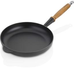Brand new in boxes 
2 available 
Le Creuset cast iron frying pan
28cm 
Limited edition
Works on all Hob types 
Wooden handle for heat protection, 
Non stick coating 
RRP £175 per pan
Delivery available