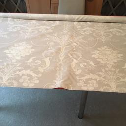 Brand new josette fabric dove grey and white from Laura Ashley on a roll approx 2.5m. Retails at £36 per metre. Suitable for blinds curtains and soft furnishings. Collection only