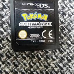 Pokemon Schwarze Edition Nintendo Spiel leider ohne Hülle etc.