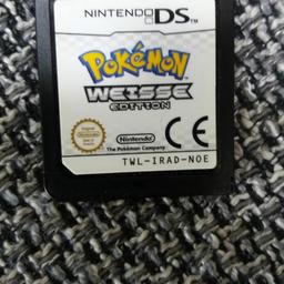 Pokemon Weisse Edition Nintendo DS Spiel leider ohne Hülle etc.
Bitte denke an die Versandkosten die 1,50€ betragen, und zum Preis dazu gerechnet werden! :)