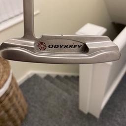 Brand new odyssey putter with the big super soft grip this came with a new set of Callaway clubs I bought never used it as I like my old one