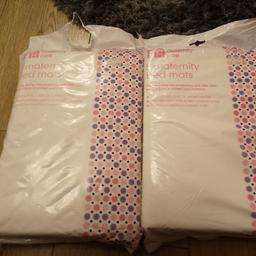 X2 packs unopened Mothercare maternity bed mats to protect the bed. great for use before and after birth.
