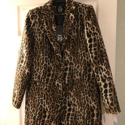 Leopard print coat size 14
Worn few times in very good condition
Suits size 12 as well depends how you want to style it