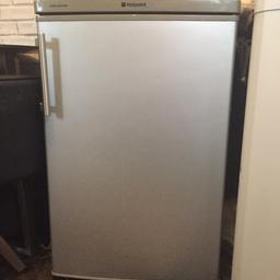 Silver hotpoint fridge